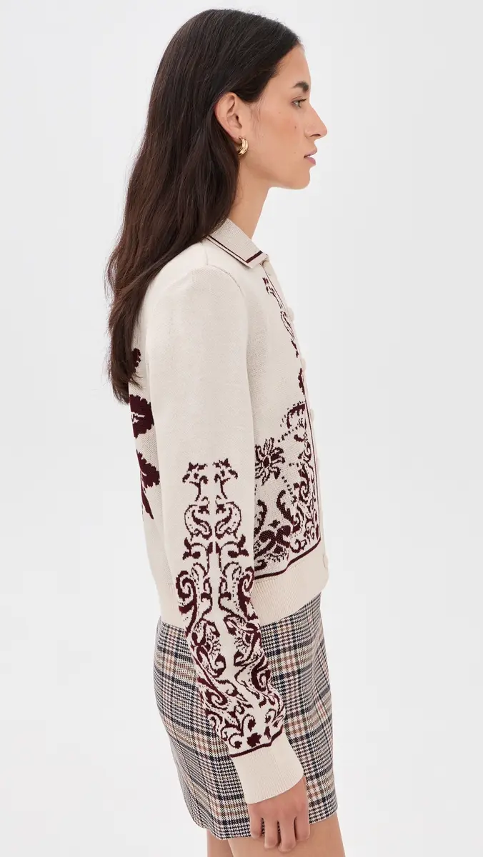 Dress To Jacquard Knit Cardigan | Thumbnail 4 Dress To Jacquard Knit Cardigan | Thumbnail 4