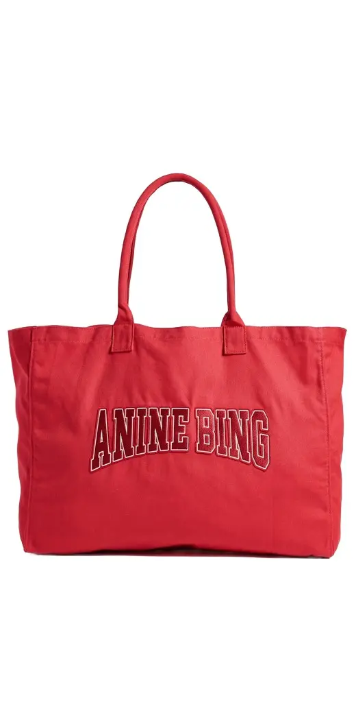 Anine Bing Leo Canvas Tote