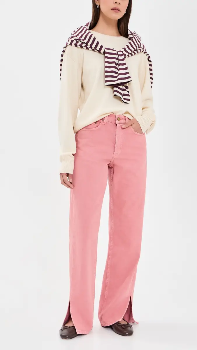 B SIDES Charlot Split Hem Jeans | Thumbnail 2 B SIDES Charlot Split Hem Jeans | Thumbnail 2