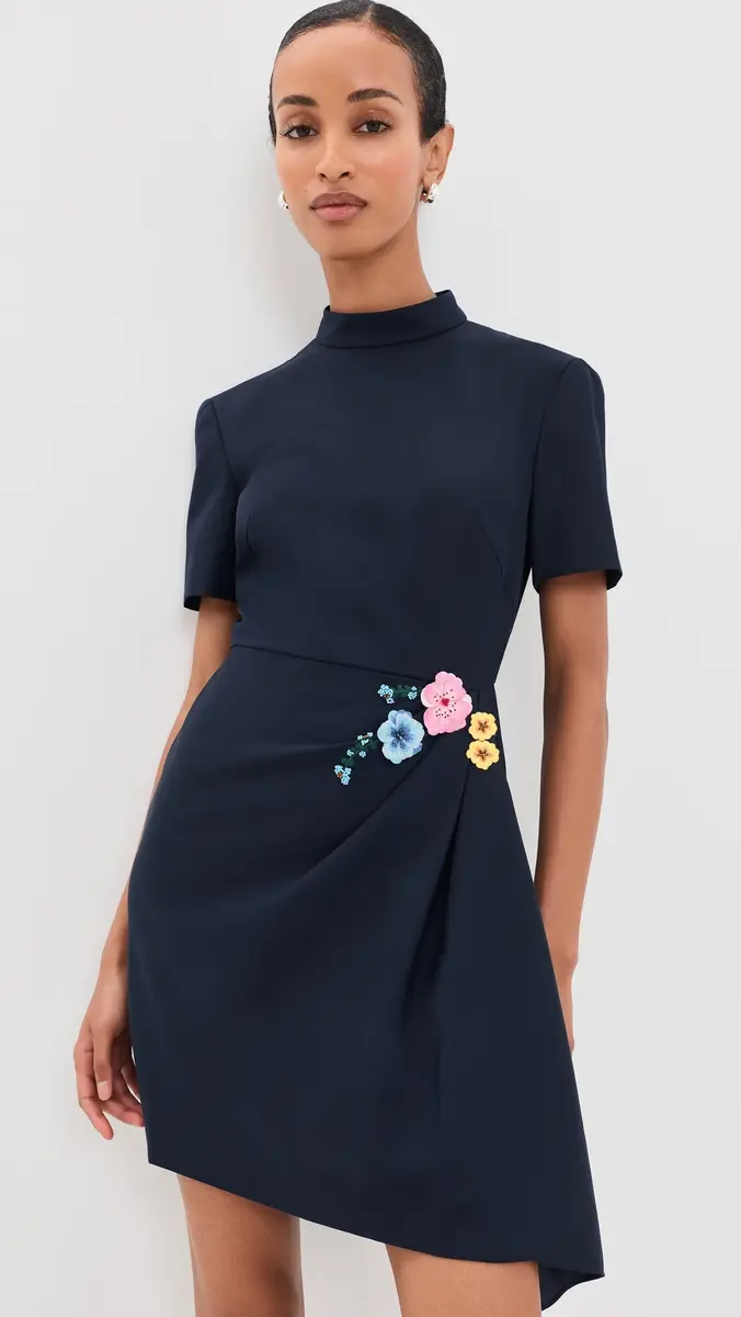 Saloni Draped Mini Dress | Thumbnail 2 Saloni Draped Mini Dress | Thumbnail 2