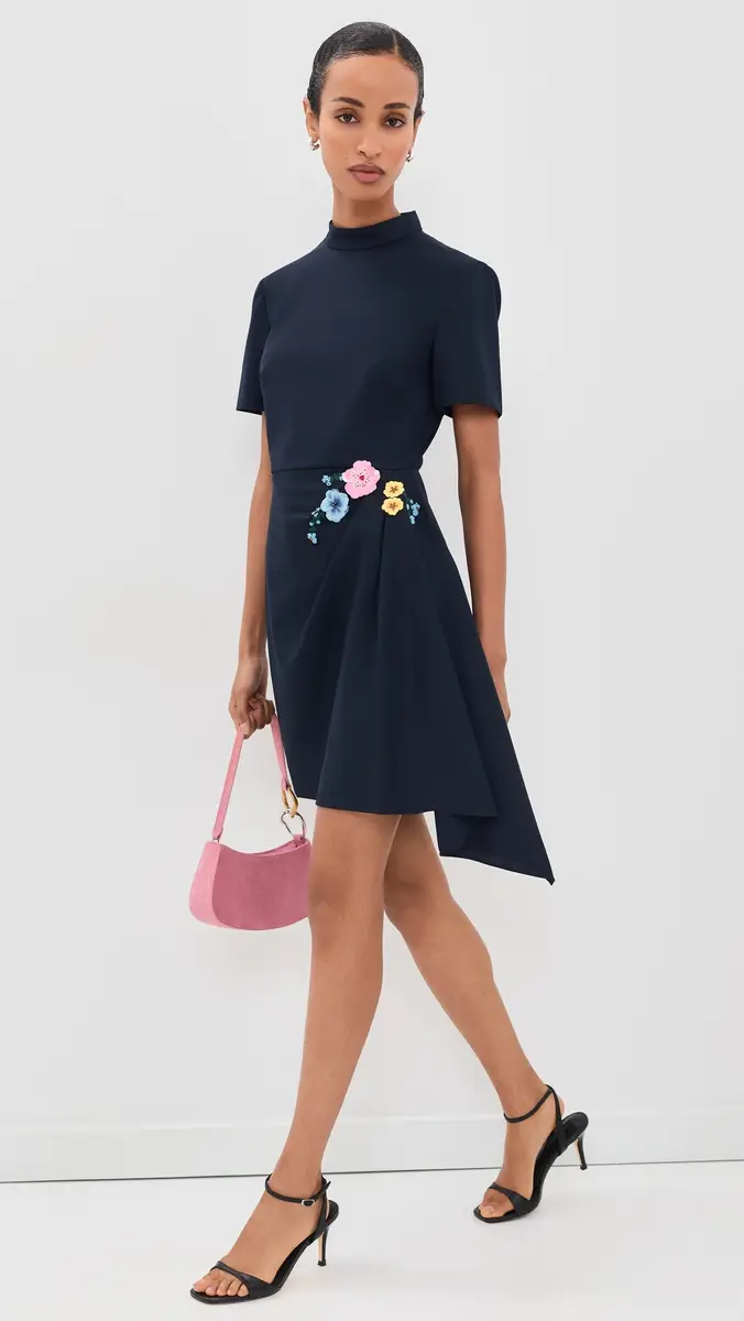 Saloni Draped Mini Dress | Thumbnail 5 Saloni Draped Mini Dress | Thumbnail 5
