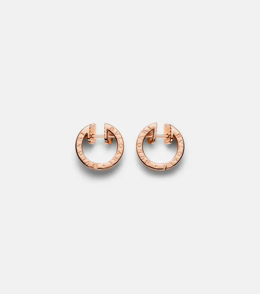 BVLGARI B. zero1 18kt rose gold earrings with diamonds | Thumbnail 2 BVLGARI B. zero1 18kt rose gold earrings with diamonds | Thumbnail 2