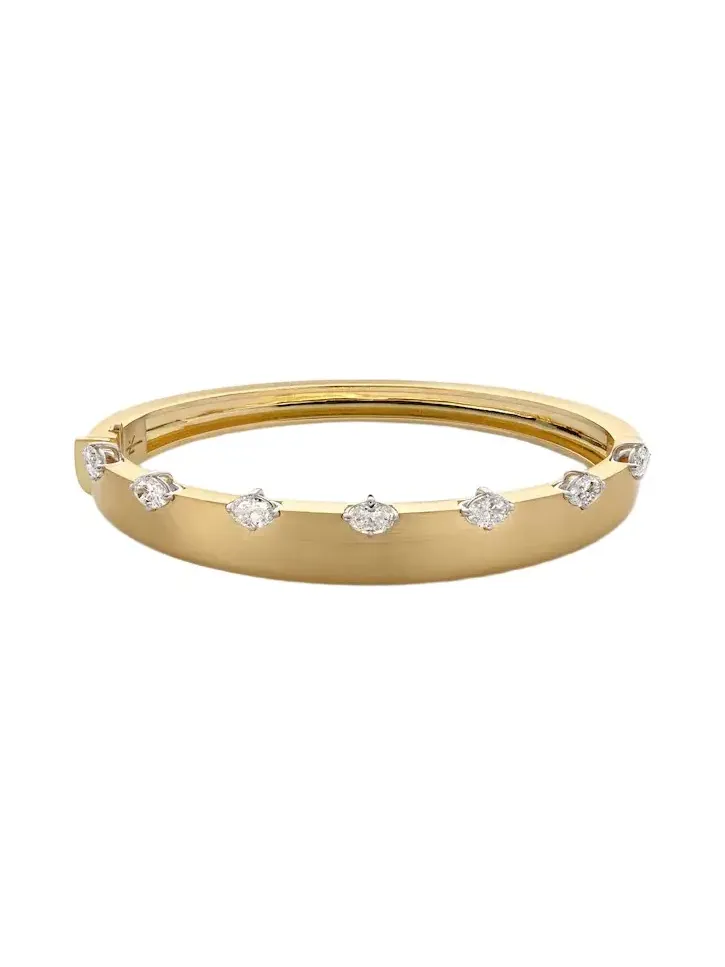 Me 18kt gold bangle with diamonds
