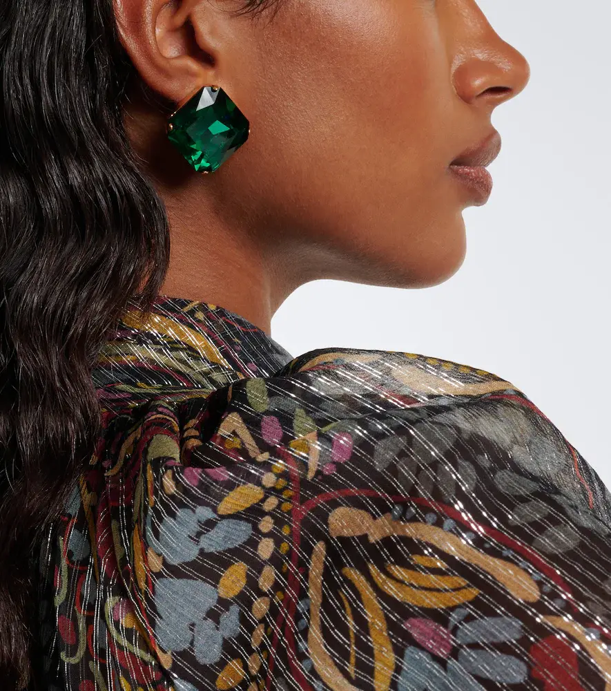 Jennifer Behr Alma embellished earrings | Thumbnail 4