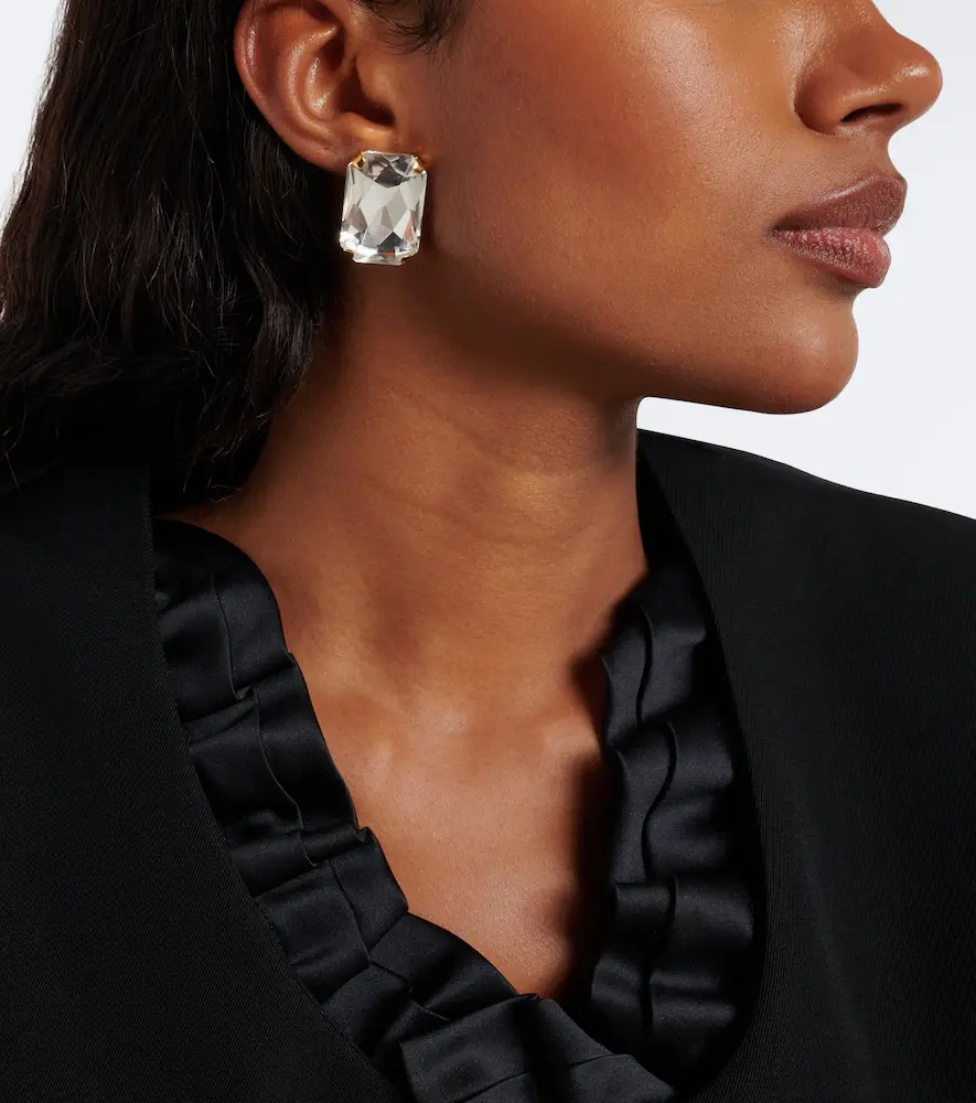 Jennifer Behr Edna embellished earrings | Thumbnail 4 Jennifer Behr Edna embellished earrings | Thumbnail 4