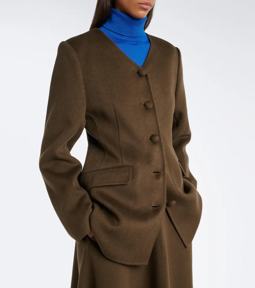 Lisa Yang Wool and cashmere blazer | Thumbnail 7