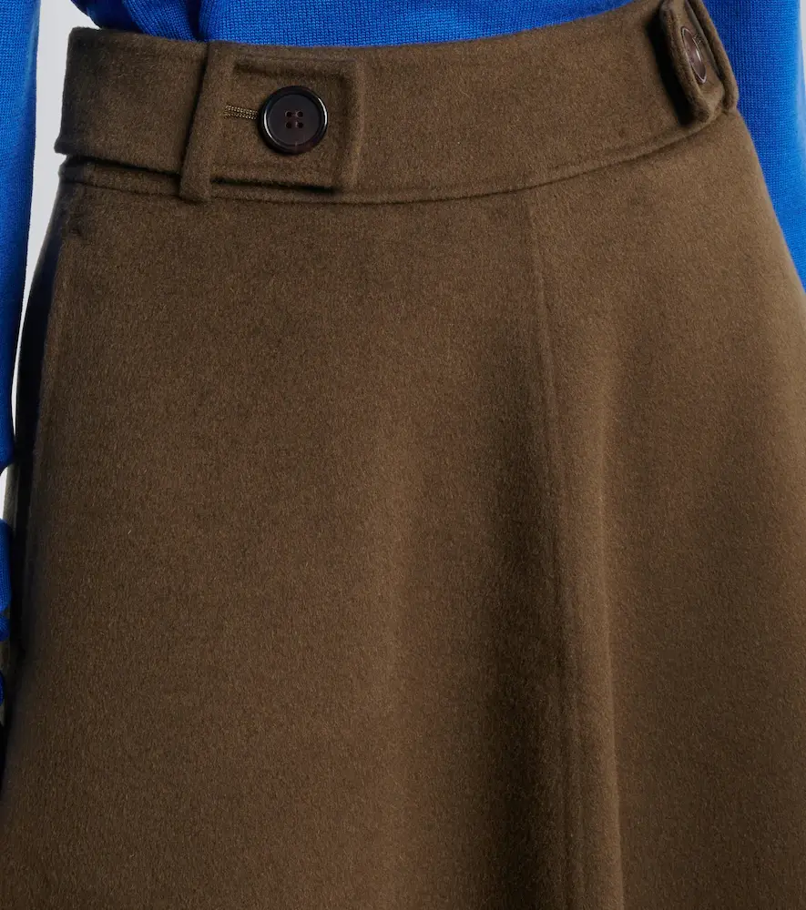 Lisa Yang Doublé wool and cashmere midi skirt | Thumbnail 4 Lisa Yang Doublé wool and cashmere midi skirt | Thumbnail 4