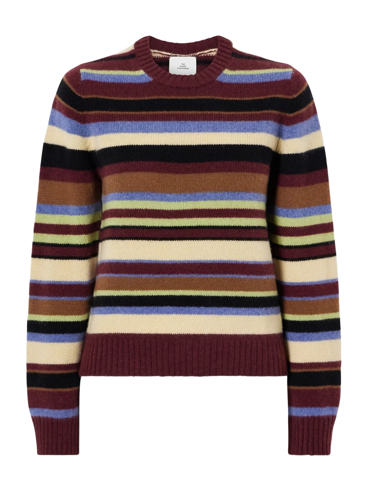 Elena Striped Cashmere Sweater