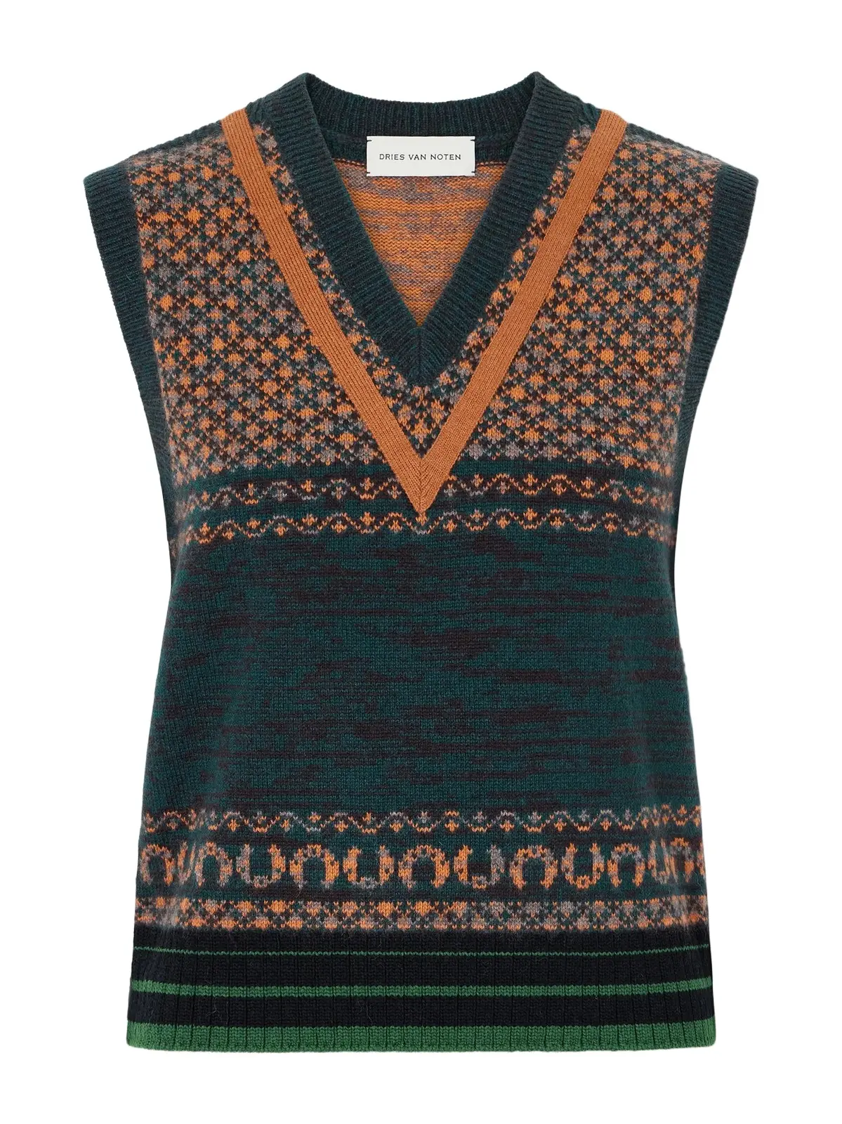 Toque Cashmere And Wool-blend Vest - Green