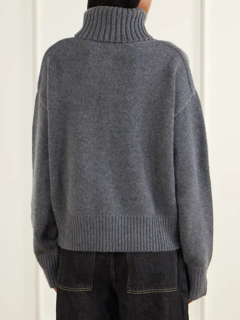 Extreme Cashmere Crop Xtra Cashmere Turtleneck | Thumbnail 4 Extreme Cashmere Crop Xtra Cashmere Turtleneck | Thumbnail 4