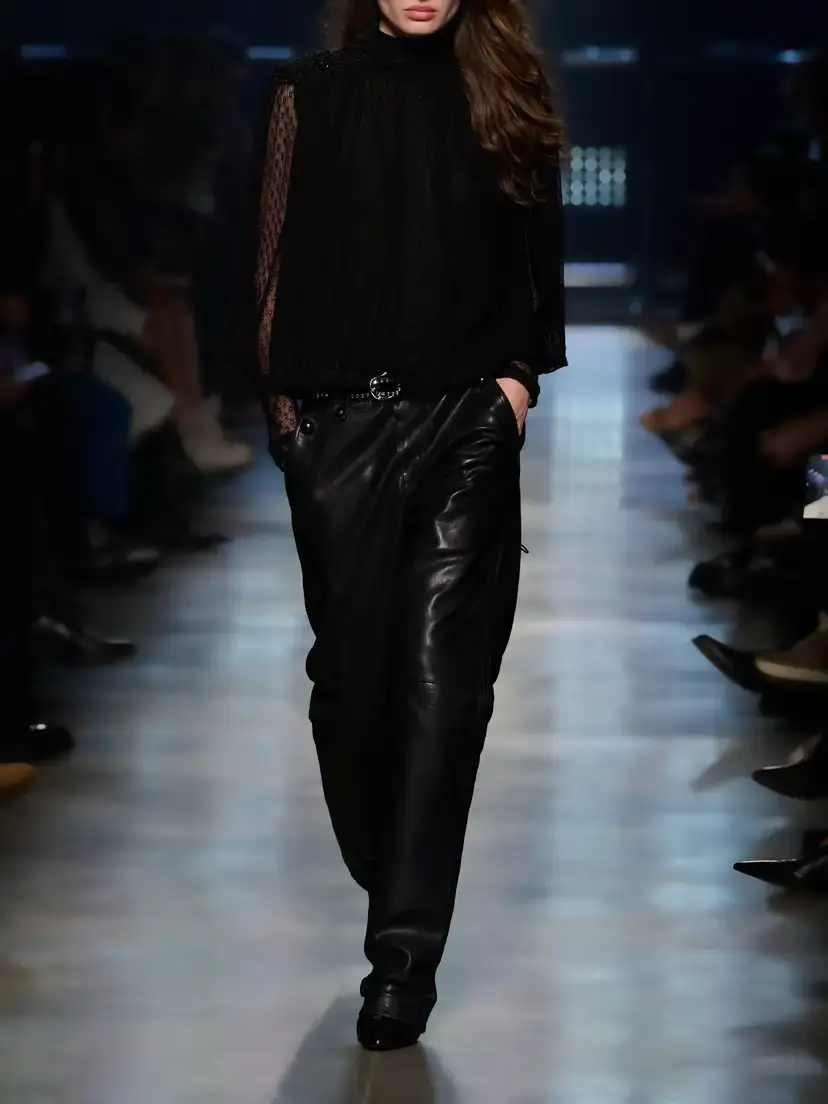 Isabel Marant Valka Leather Wide-leg Pants | Thumbnail 6 Isabel Marant Valka Leather Wide-leg Pants | Thumbnail 6