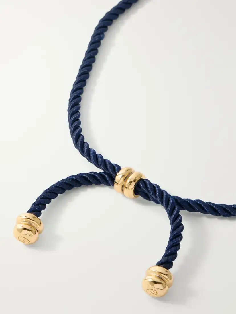 PAOLA SIGHINOLFI Sasa Gold-plated Malachite Cord Necklace | Thumbnail 3