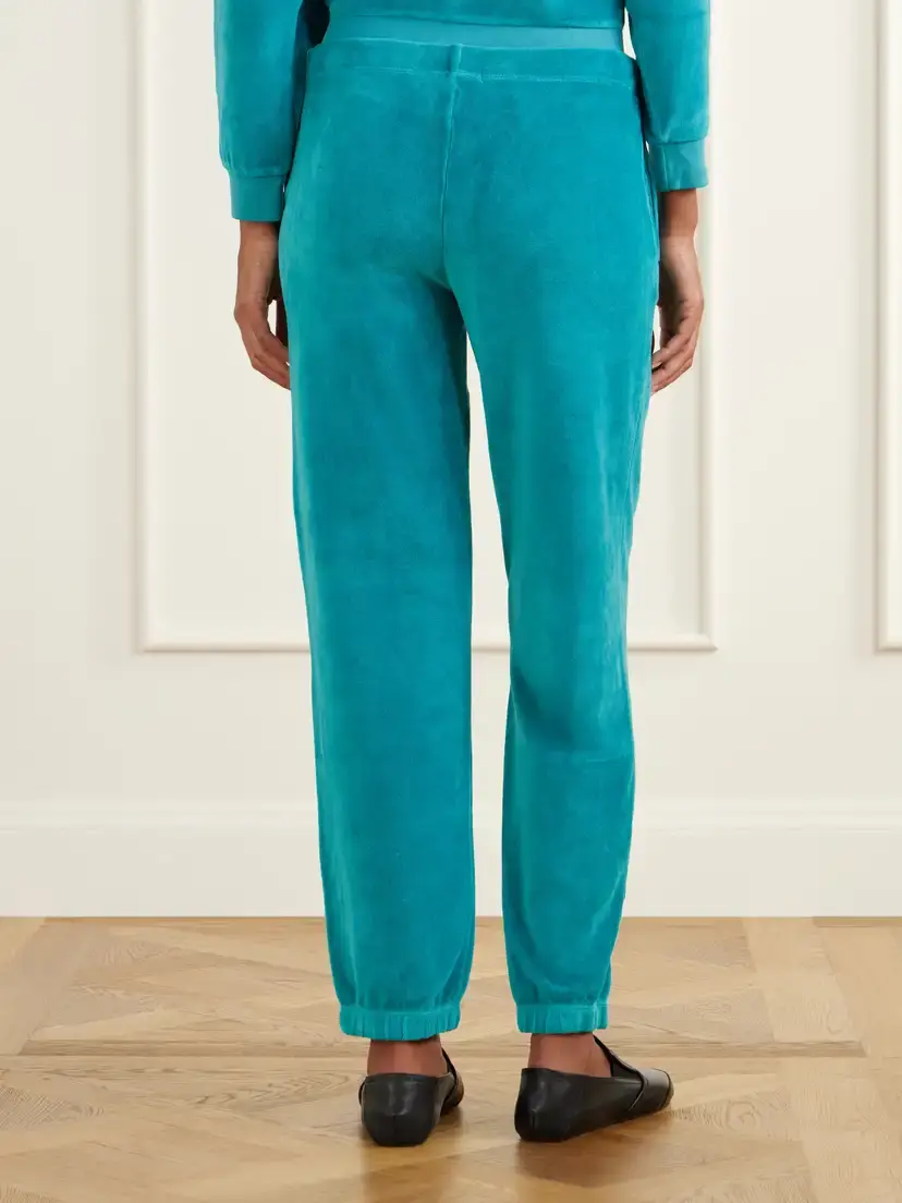 Suzie Kondi Simera Cotton-blend Velour Tapered Sweatpants | Thumbnail 3 Suzie Kondi Simera Cotton-blend Velour Tapered Sweatpants | Thumbnail 3