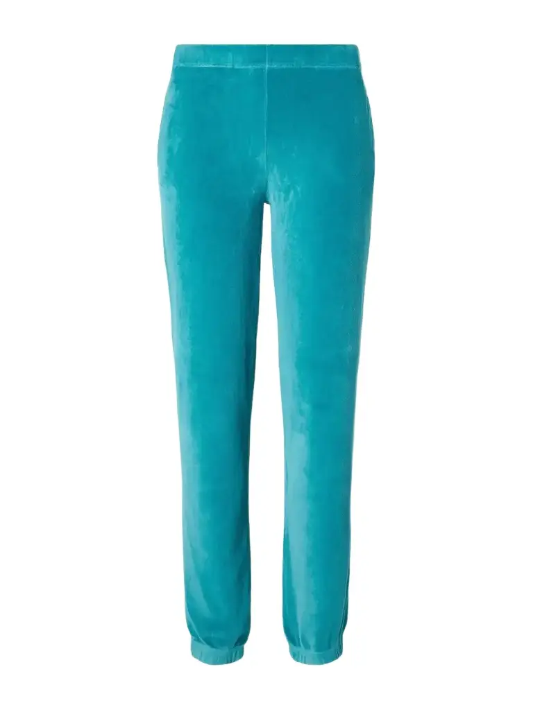Suzie Kondi Simera Cotton-blend Velour Tapered Sweatpants
