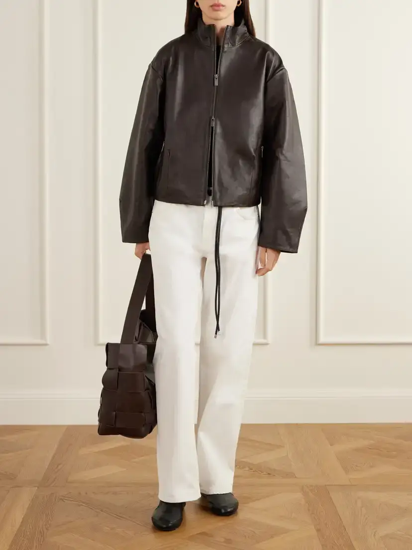 St. Agni Cocoon Leather Jacket | Thumbnail 2 St. Agni Cocoon Leather Jacket | Thumbnail 2