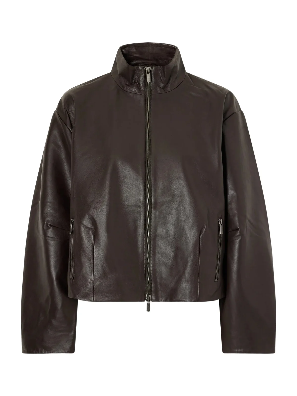 St. Agni Cocoon Leather Jacket