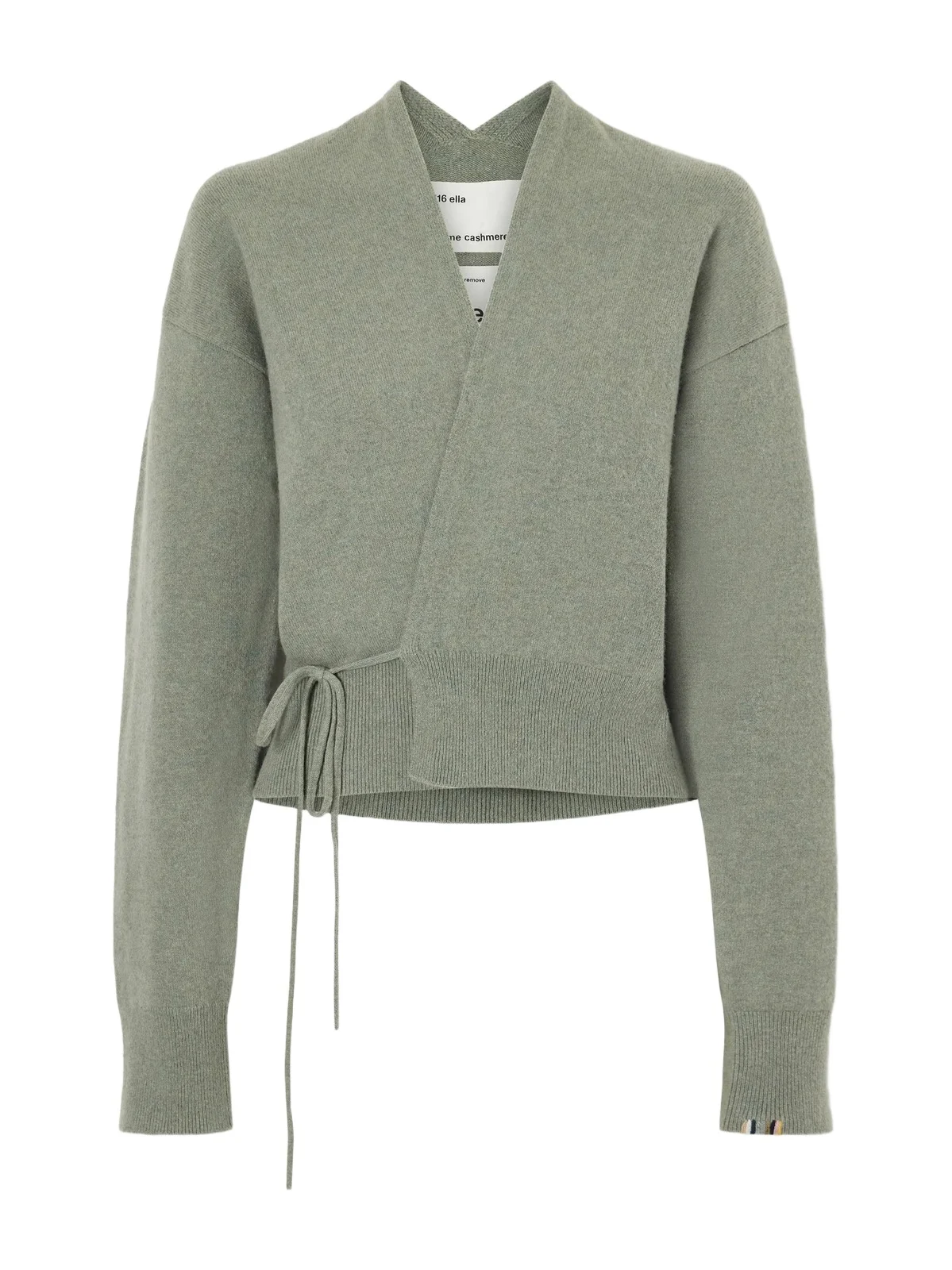 Extreme Cashmere Ella Tie-detail Cashmere-blend Cardigan