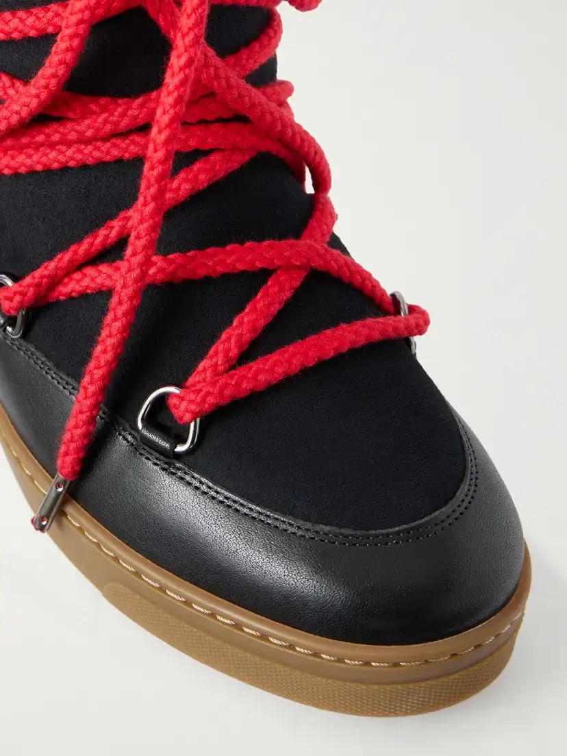 Isabel Marant Nowles Shearling-trimmed Leather Ankle Boots | Thumbnail 5 Isabel Marant Nowles Shearling-trimmed Leather Ankle Boots | Thumbnail 5