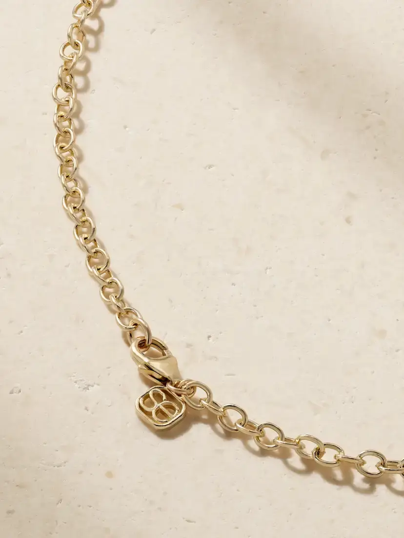 Sydney Evan Sunburst 14-karat Gold Diamond Necklace | Thumbnail 3 Sydney Evan Sunburst 14-karat Gold Diamond Necklace | Thumbnail 3