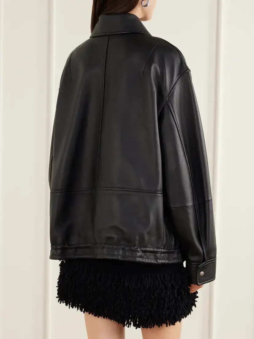 Loewe Logo-debossed Leather Jacket | Thumbnail 4 Loewe Logo-debossed Leather Jacket | Thumbnail 4