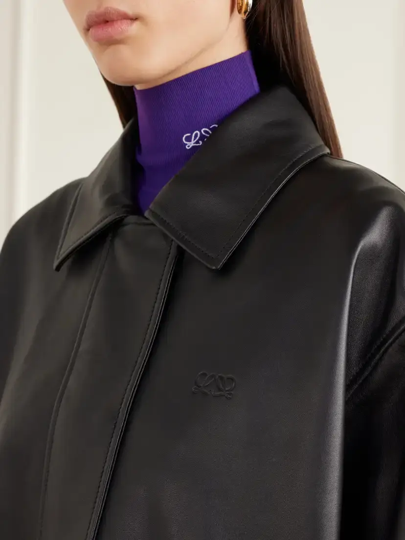 Loewe Logo-debossed Leather Jacket | Thumbnail 5 Loewe Logo-debossed Leather Jacket | Thumbnail 5
