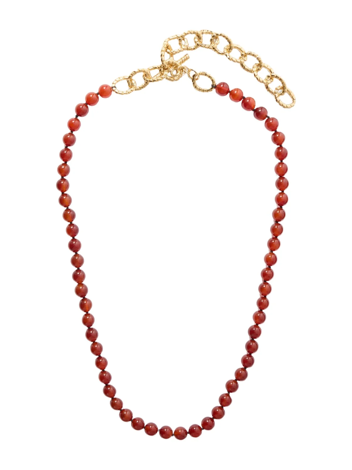 PAOLA SIGHINOLFI Grace Gold-plated Carnelian Necklace