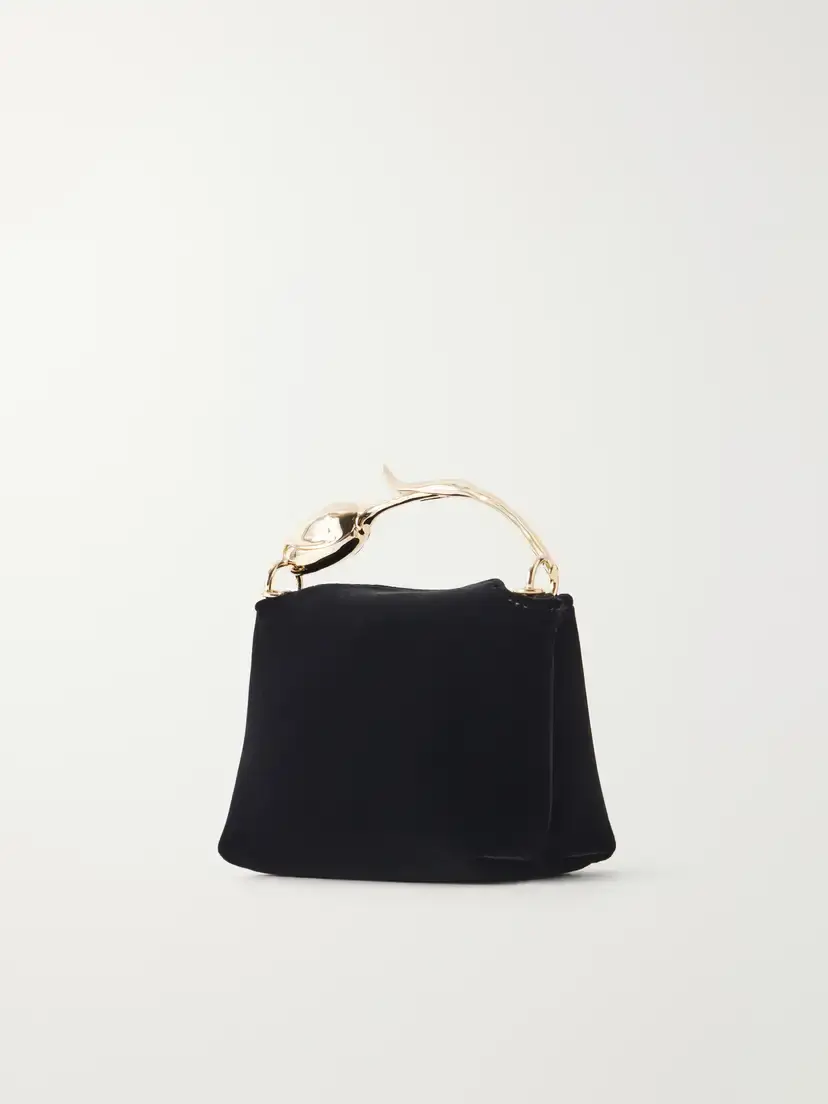 Erdem Bloom Micro Velvet Top-handle Bag | Thumbnail 4 Erdem Bloom Micro Velvet Top-handle Bag | Thumbnail 4