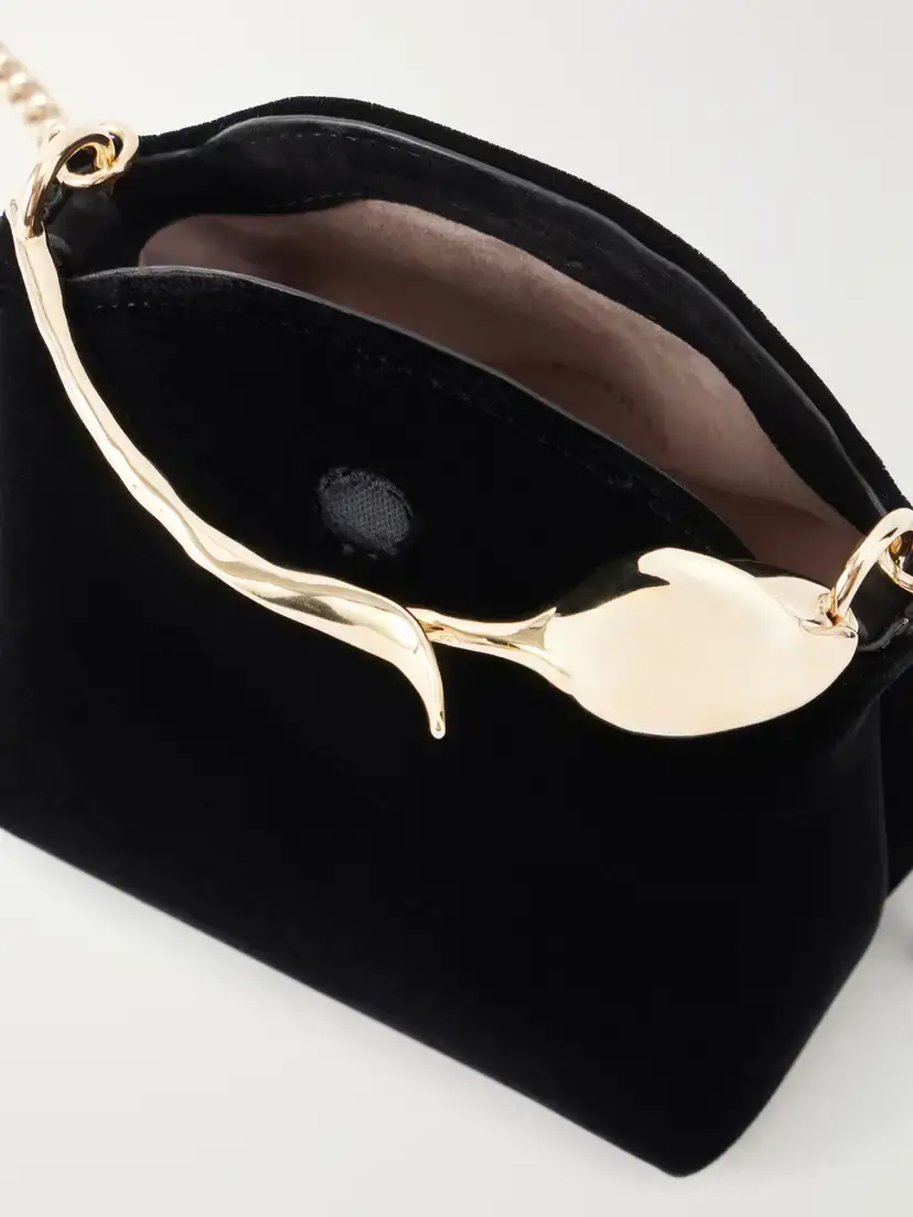 Erdem Bloom Micro Velvet Top-handle Bag | Thumbnail 6 Erdem Bloom Micro Velvet Top-handle Bag | Thumbnail 6