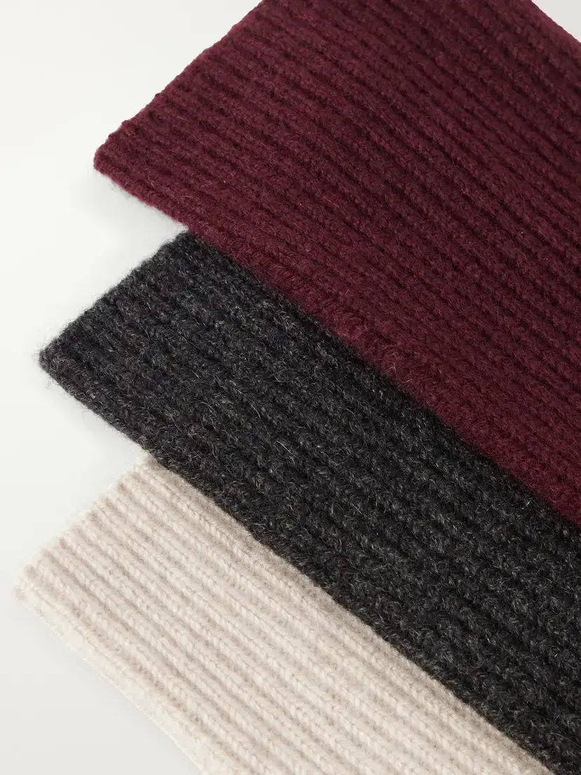 Arch4 Lucia Set Of Three Ribbed Cashmere Socks | Thumbnail 2 Arch4 Lucia Set Of Three Ribbed Cashmere Socks | Thumbnail 2