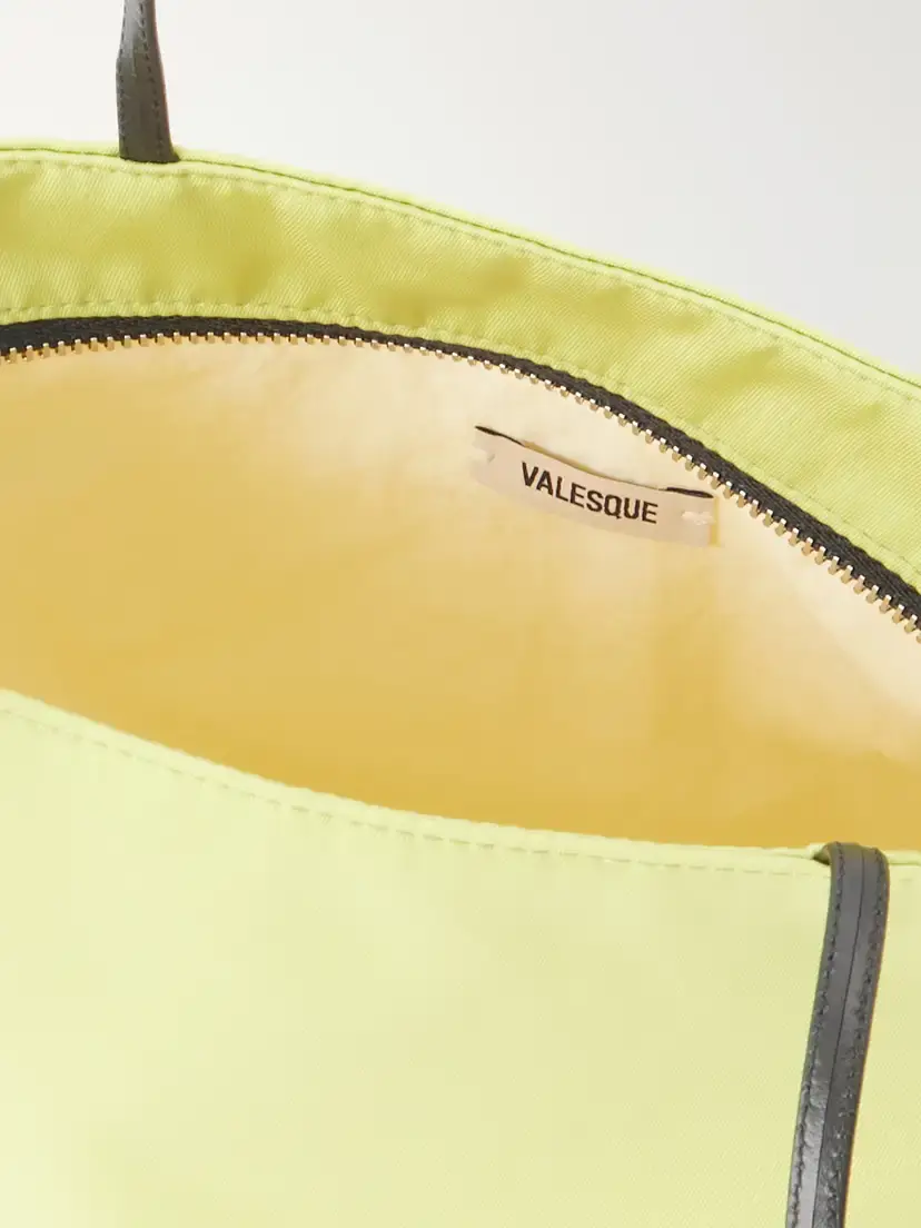 Valesque Leather-trimmed Satin Shoulder Bag | Thumbnail 6