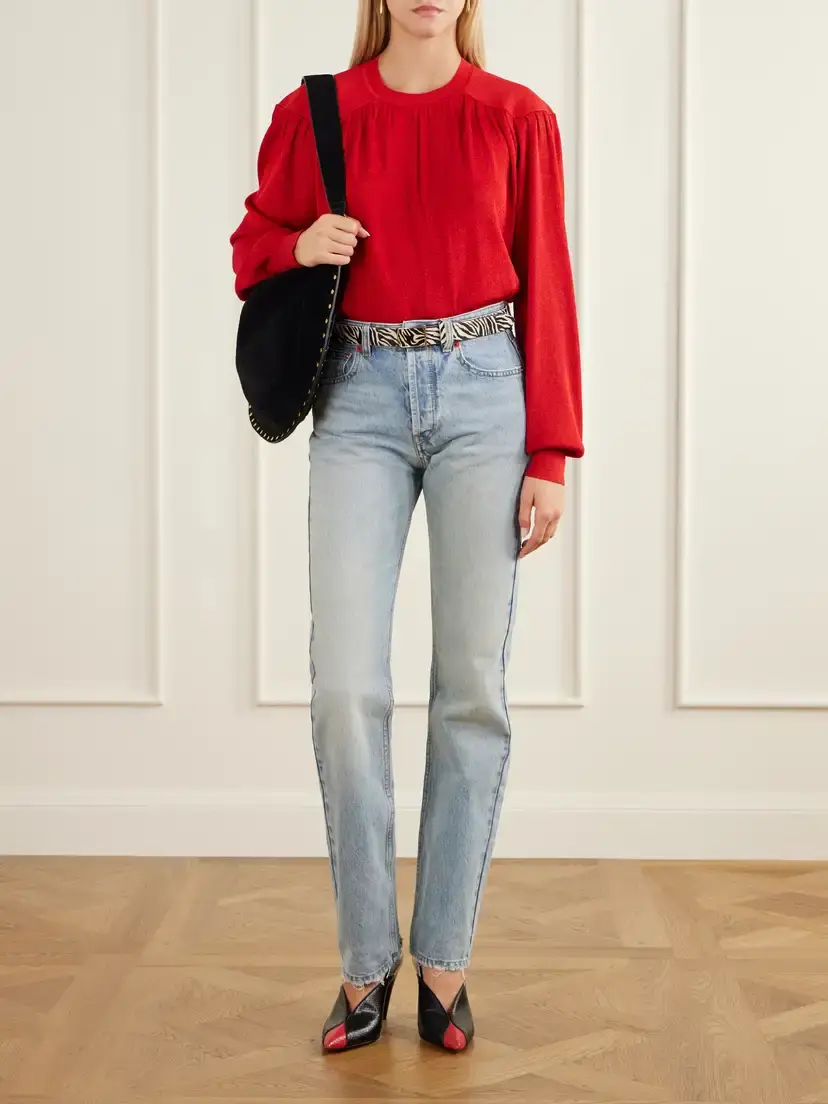 Isabel Marant Enza Gathered Sweater | Thumbnail 2 Isabel Marant Enza Gathered Sweater | Thumbnail 2