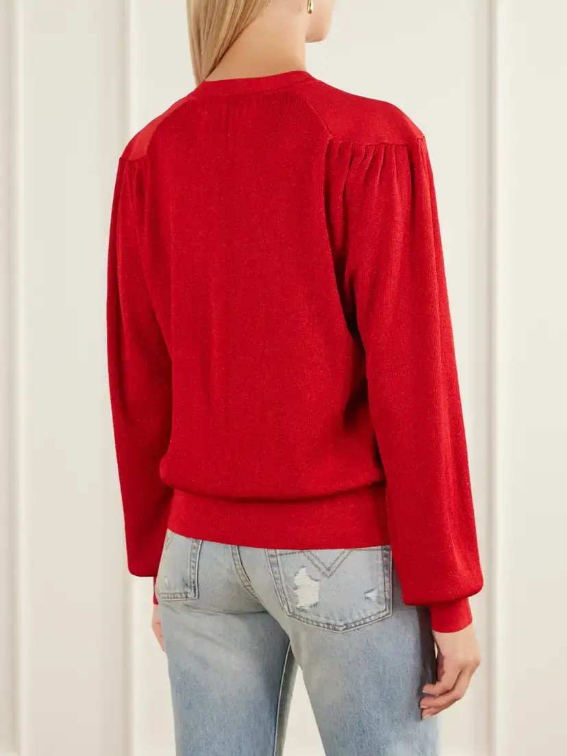 Isabel Marant Enza Gathered Sweater | Thumbnail 4 Isabel Marant Enza Gathered Sweater | Thumbnail 4