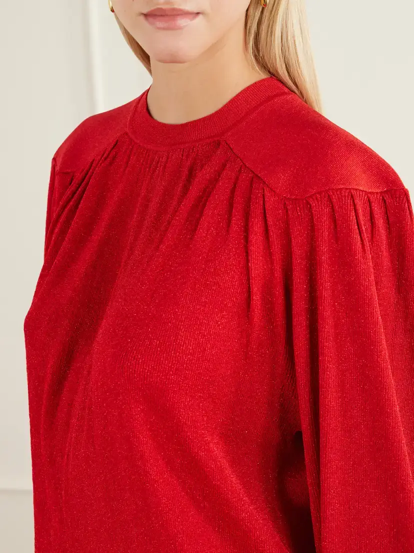 Isabel Marant Enza Gathered Sweater | Thumbnail 5 Isabel Marant Enza Gathered Sweater | Thumbnail 5
