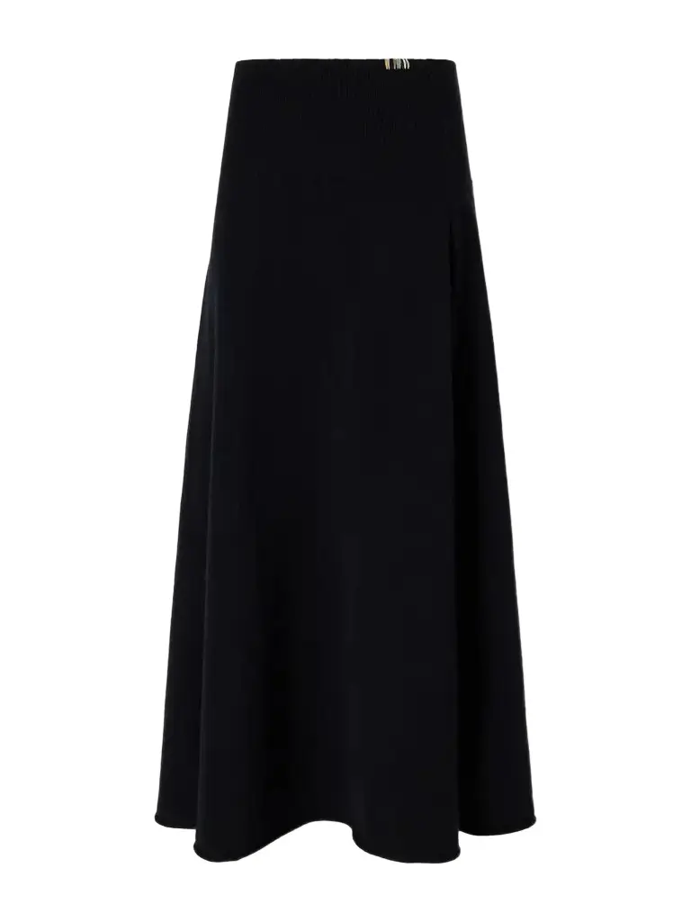 Ease Knit Cashmere-blend Midi Skirt
