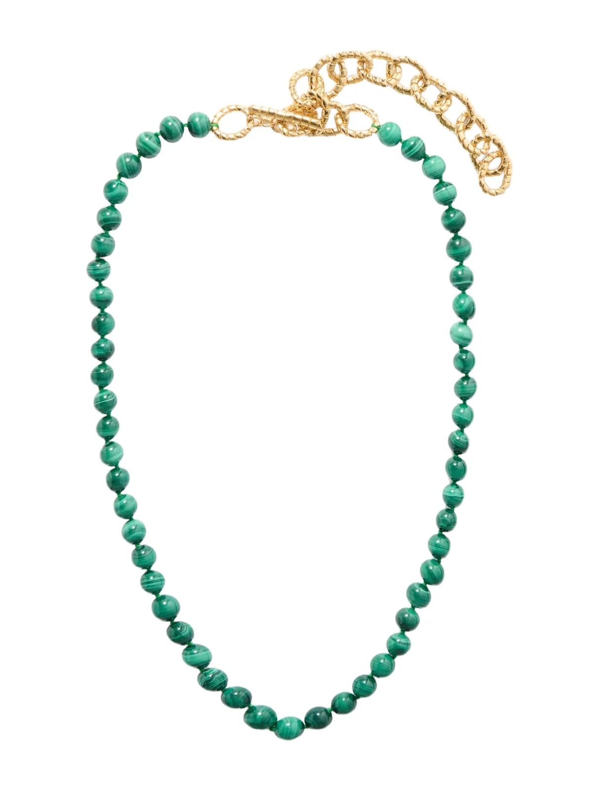 PAOLA SIGHINOLFI Grace Gold-plated Malachite Necklace