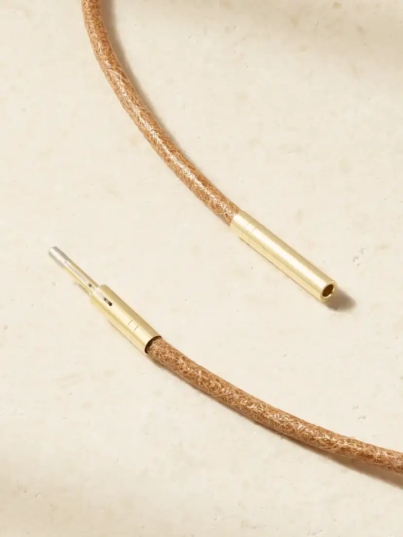Marie Lichtenberg Micro Lasso 18-karat Gold Diamond Necklace | Thumbnail 3