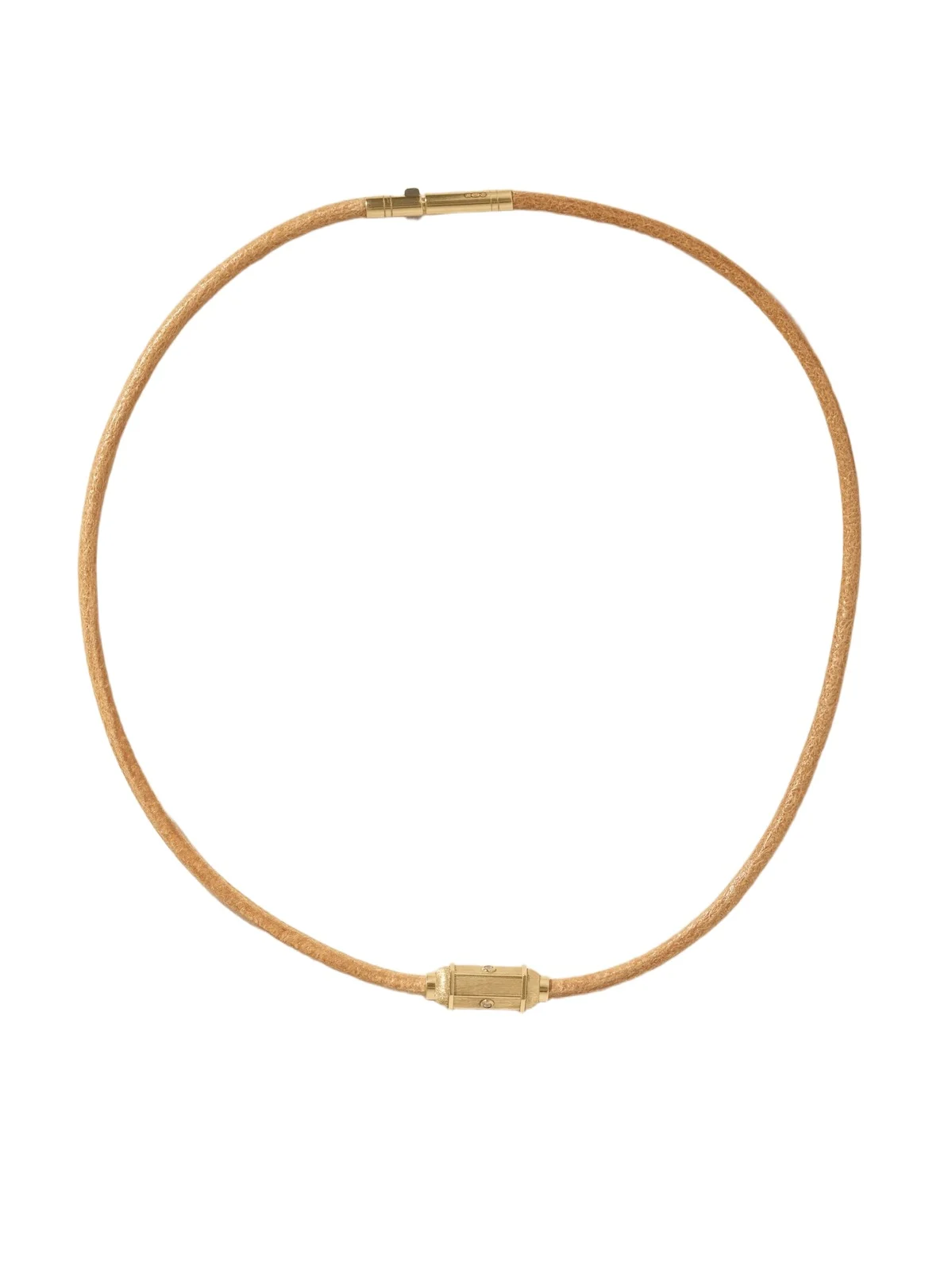 Marie Lichtenberg Micro Lasso 18-karat Gold Diamond Necklace