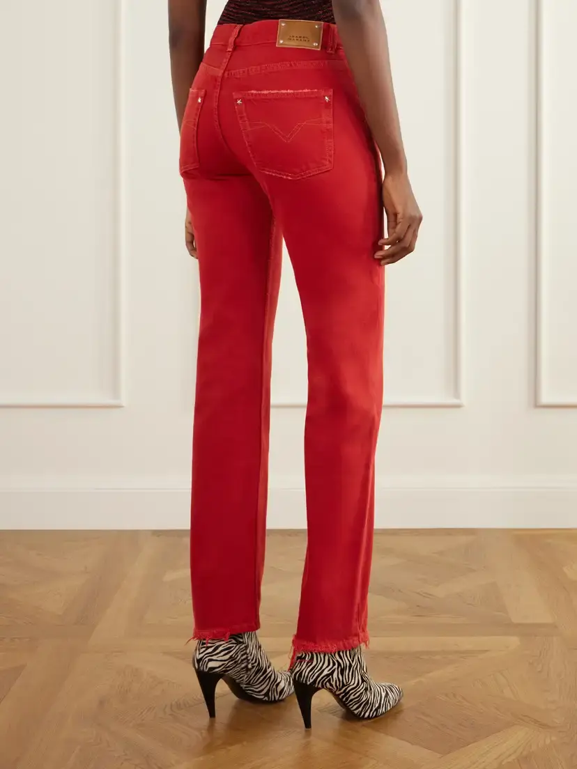 Isabel Marant Daya Mid-rise Straight-leg Jeans | Thumbnail 4 Isabel Marant Daya Mid-rise Straight-leg Jeans | Thumbnail 4
