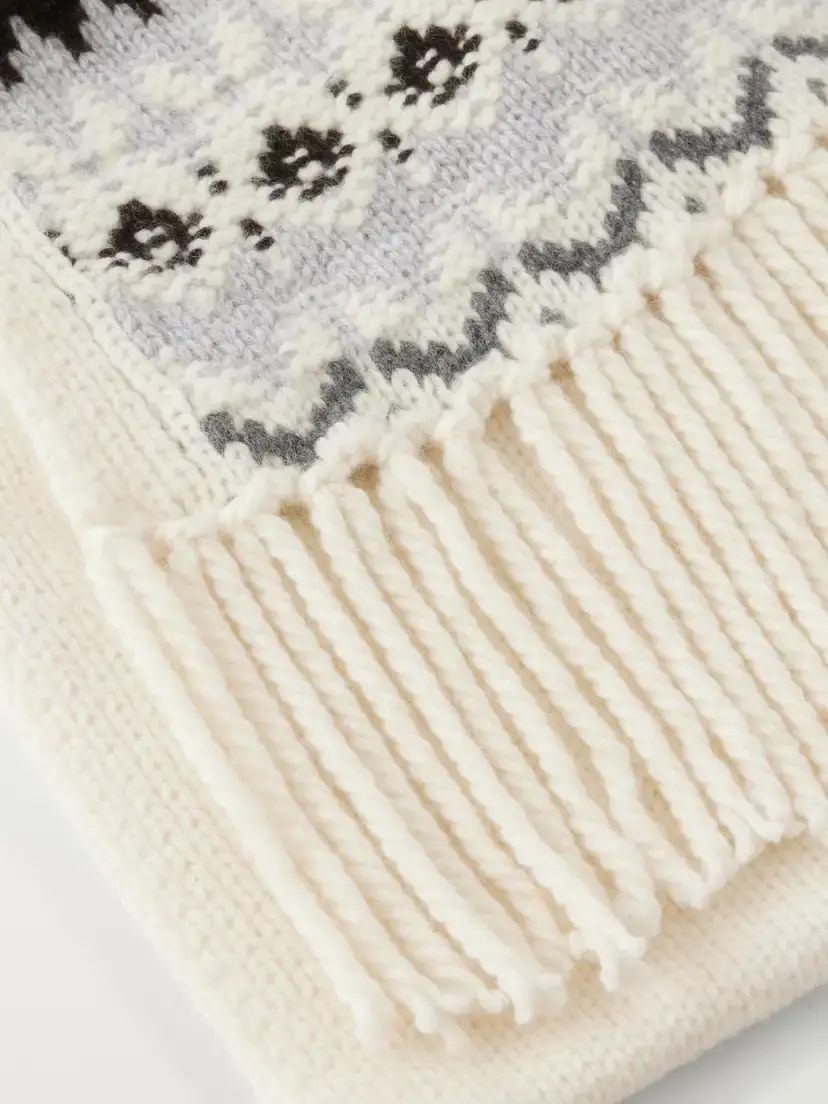 Arch4 Frostine Fringed Cashmere Scarf | Thumbnail 4
