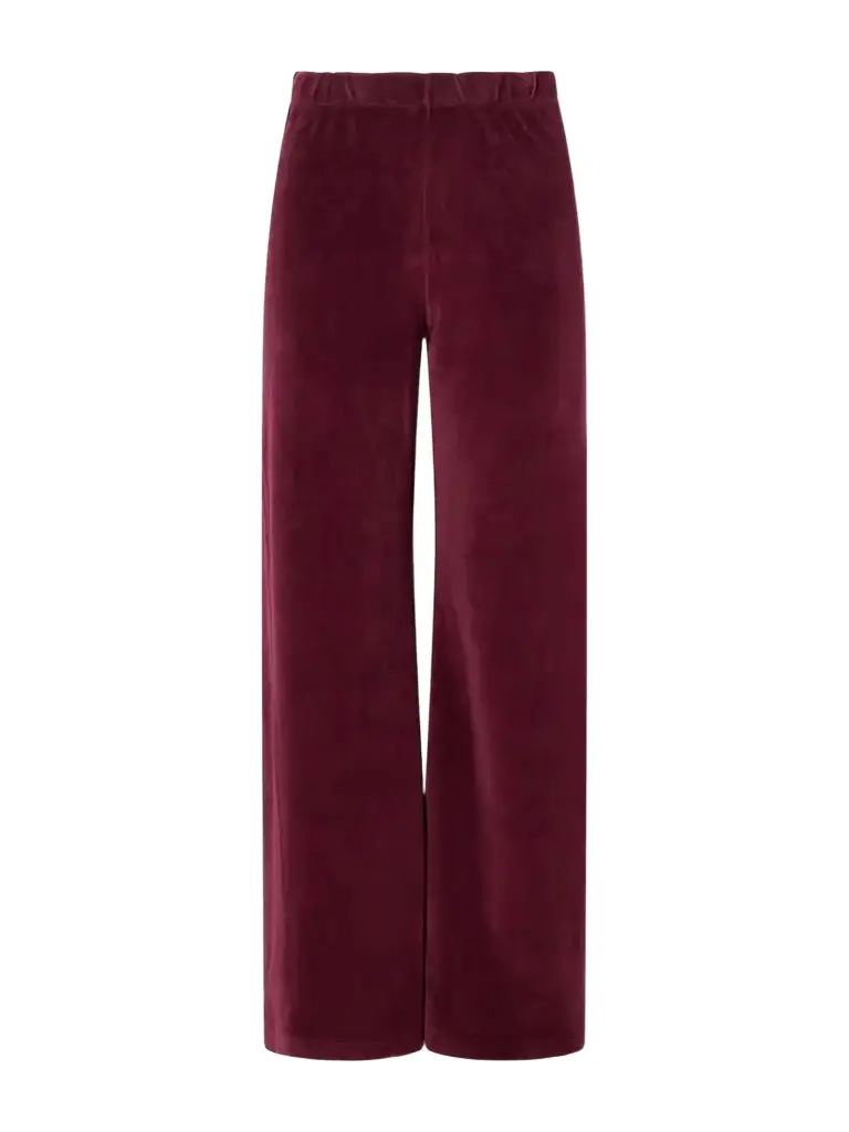 Suzie Kondi Zephyra Cotton-blend Velour Flared Sweatpants