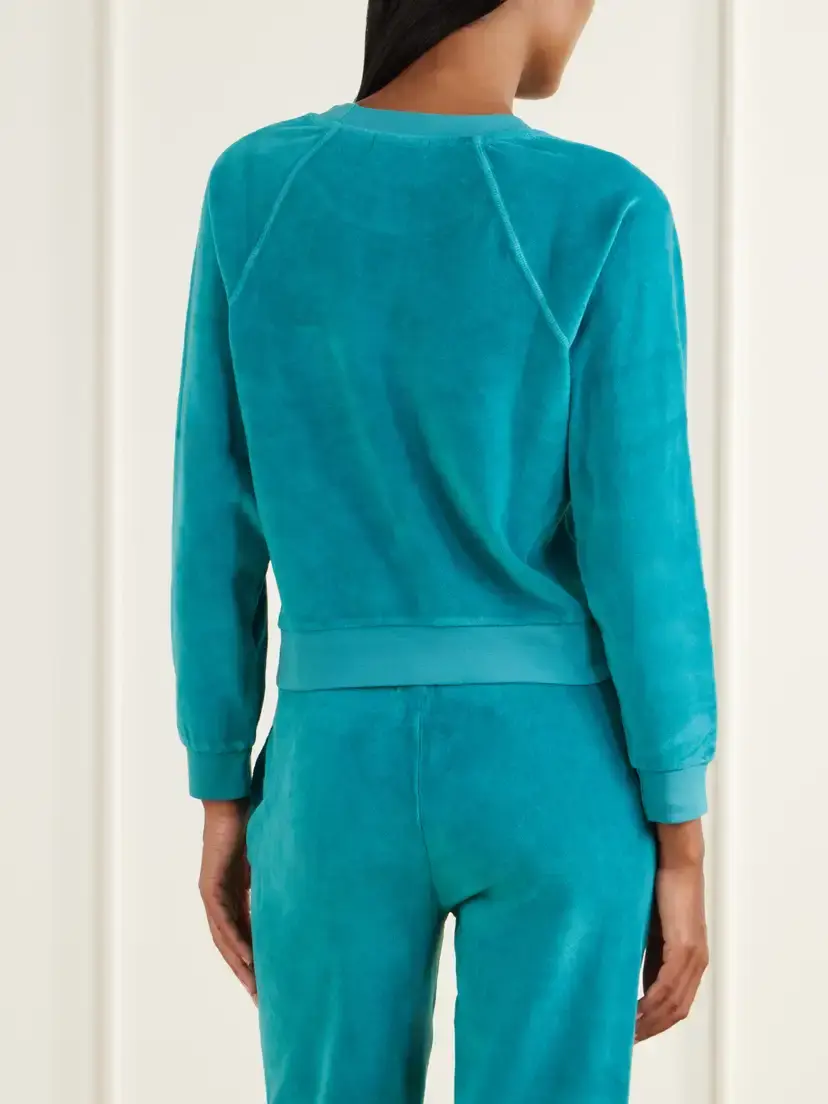 Suzie Kondi Tilos Cotton-blend Velour Sweatshirt | Thumbnail 3 Suzie Kondi Tilos Cotton-blend Velour Sweatshirt | Thumbnail 3