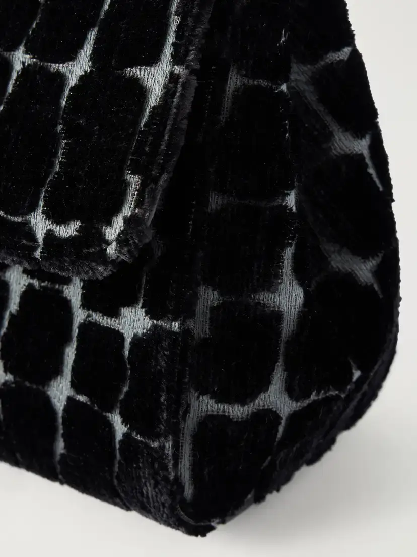 Dolce & Gabbana Leather-trimmed Velvet Top-handle Bag | Thumbnail 5 Dolce & Gabbana Leather-trimmed Velvet Top-handle Bag | Thumbnail 5