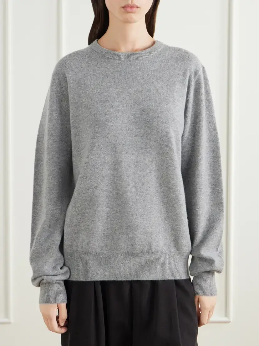 Extreme Cashmere The Be Classic Cashmere-blend Sweater | Thumbnail 3 Extreme Cashmere The Be Classic Cashmere-blend Sweater | Thumbnail 3