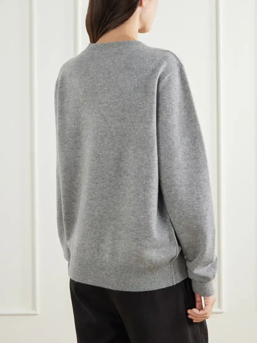 Extreme Cashmere The Be Classic Cashmere-blend Sweater | Thumbnail 4 Extreme Cashmere The Be Classic Cashmere-blend Sweater | Thumbnail 4