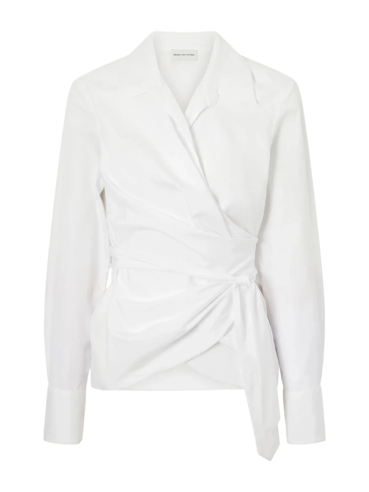 Cotton-poplin Wrap Shirt Cotton-poplin Wrap Shirt