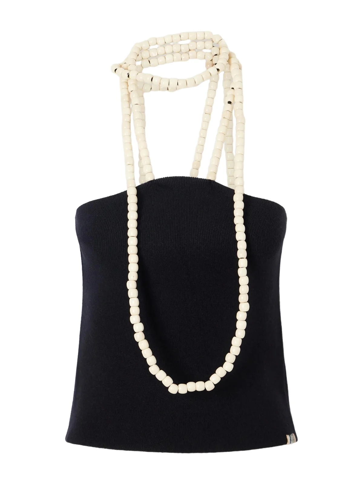 Extreme Cashmere Candy Beaded-detail Cashmere-blend Knitted Tank