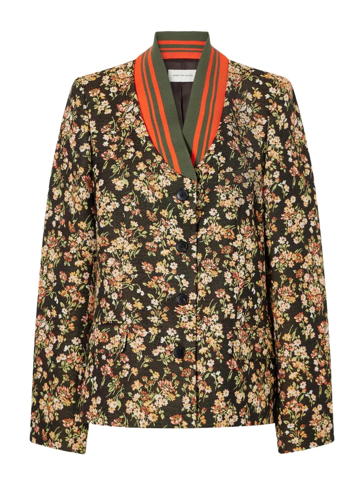Britt Floral-jacquard Cotton-blend Jacket Britt Floral-jacquard Cotton-blend Jacket