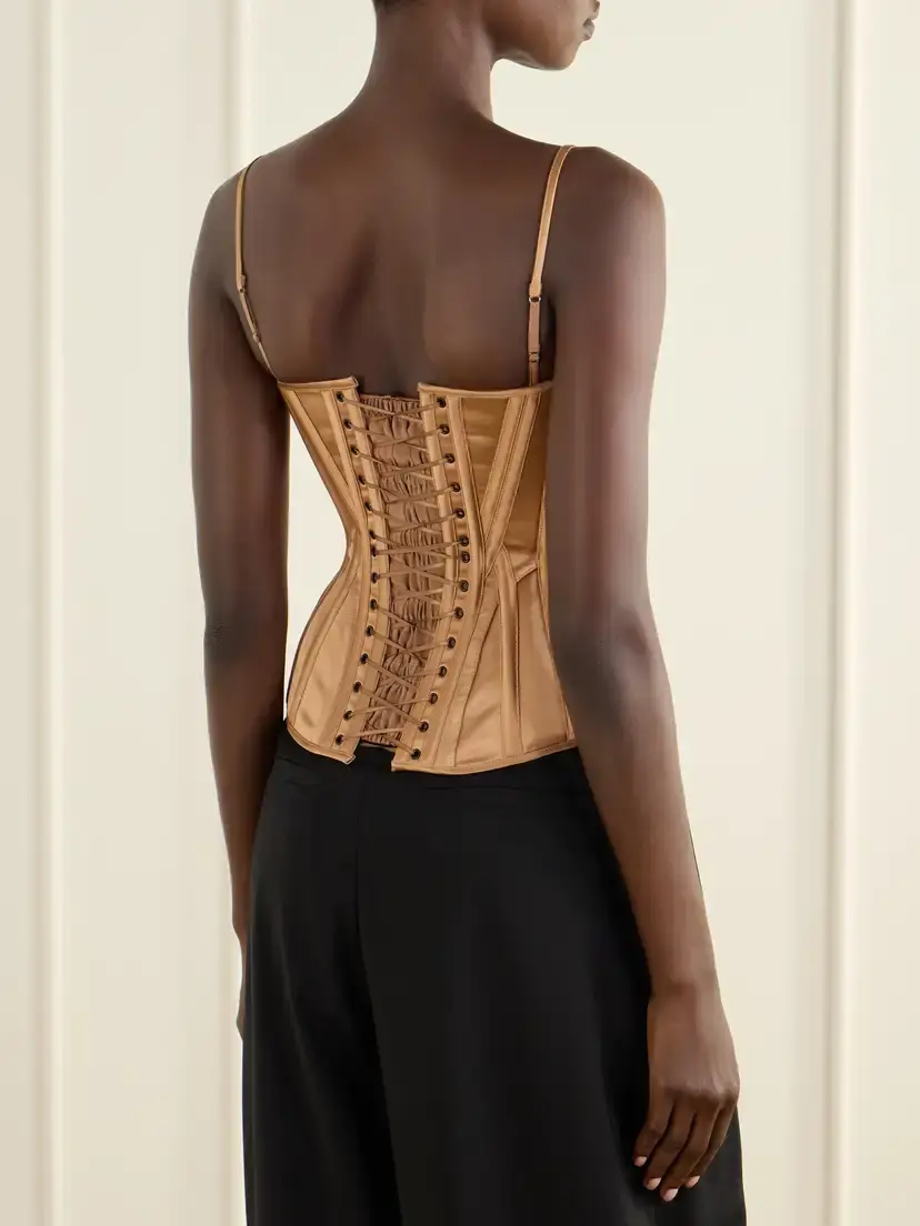 Wiederhoeft Embellished Lace-trimmed Silk-satin Bustier Top | Thumbnail 4 Wiederhoeft Embellished Lace-trimmed Silk-satin Bustier Top | Thumbnail 4