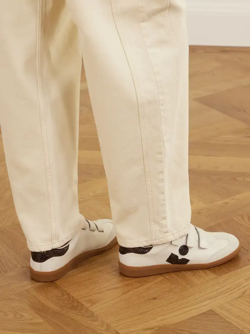 Isabel Marant Beth Leather-trimmed Suede Sneakers | Thumbnail 2 Isabel Marant Beth Leather-trimmed Suede Sneakers | Thumbnail 2