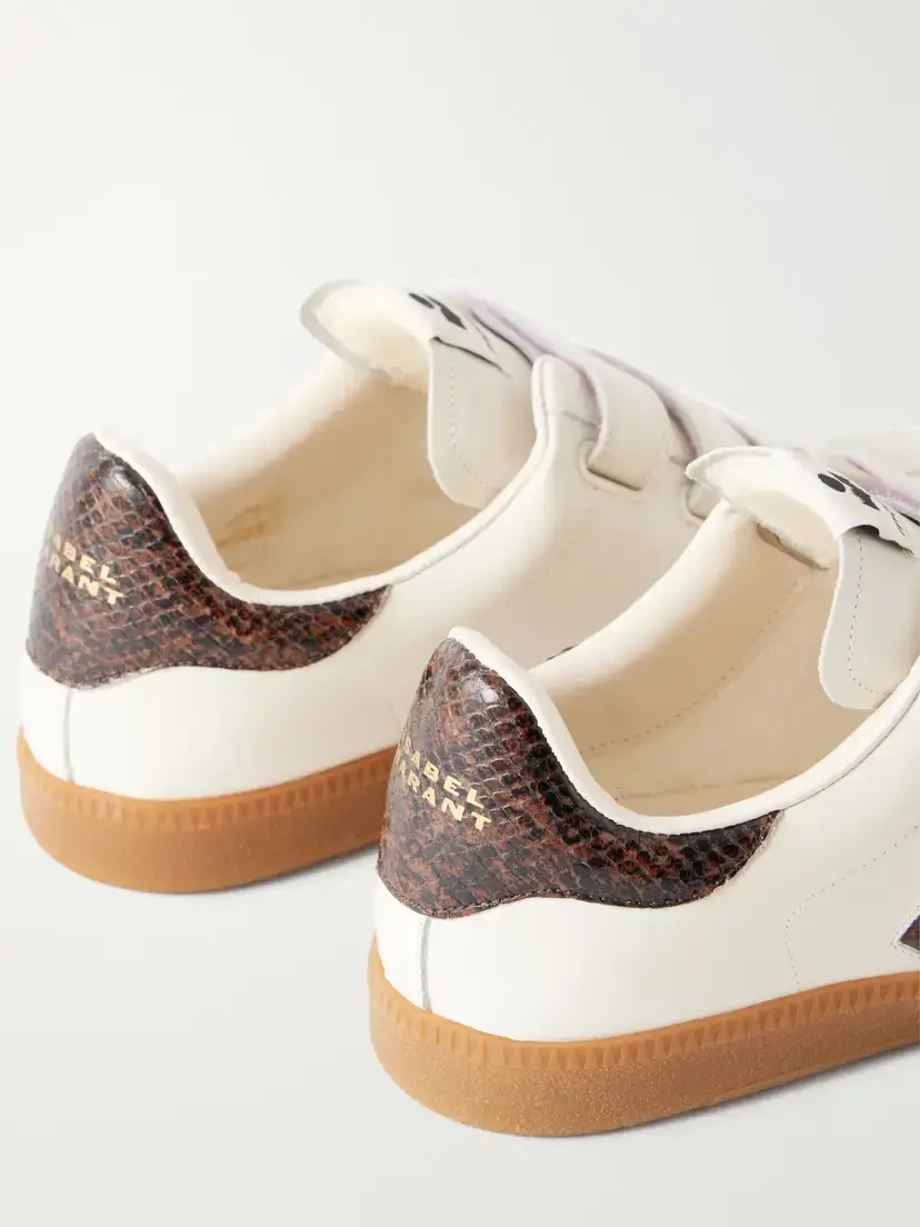 Isabel Marant Beth Leather-trimmed Suede Sneakers | Thumbnail 5 Isabel Marant Beth Leather-trimmed Suede Sneakers | Thumbnail 5